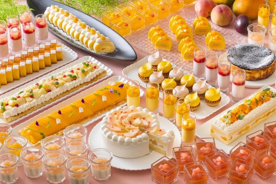 SORAE Sweets Buffet ～桃とマンゴーが誘う夏～｜7月1日（水）から毎週水曜に吉祥寺エクセルホテル東急で開催！桃とマンゴーのスイーツを食べ比べ